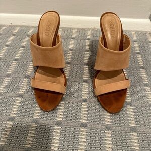 Schutz sandals nude